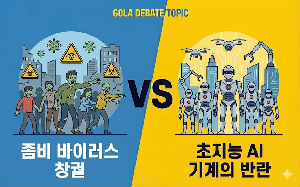 인류 멸망 시나리오, 무엇이 더 생존하기 어려울까?: '좀비 바이러스 창궐' VS '초지능 AI 기계의 반란'