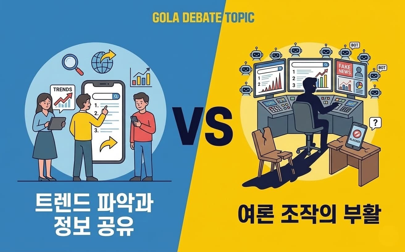 실시간 검색 부활 알 권리인가 독인가? : '트렌드 파악과 정보 공유' VS ''여론 조작의 부활'